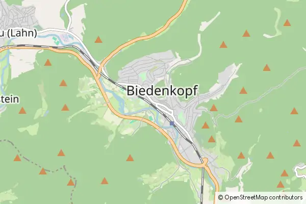 Mapa Biedenkopf