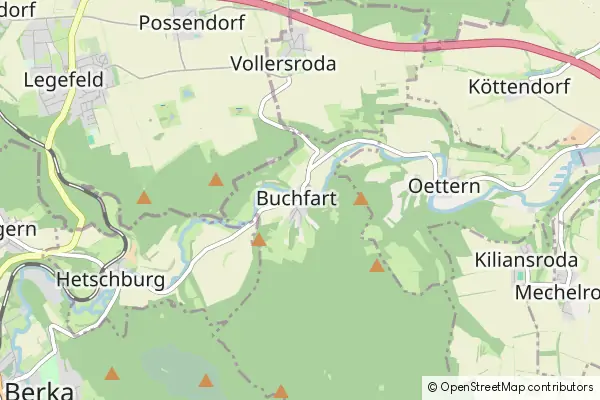 Mapa Buchfart