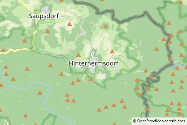 Mapa Hinterhermsdorf