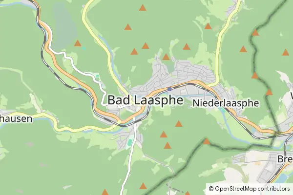 Mapa Bad Laasphe