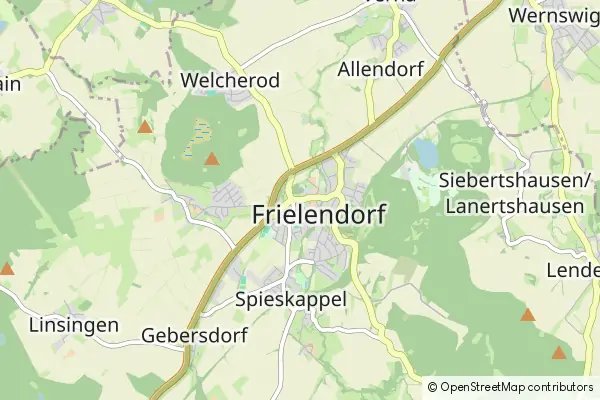 Mapa Frielendorf