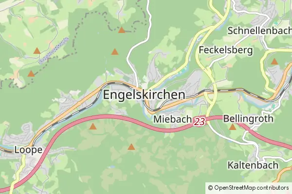 Mapa Engelskirchen