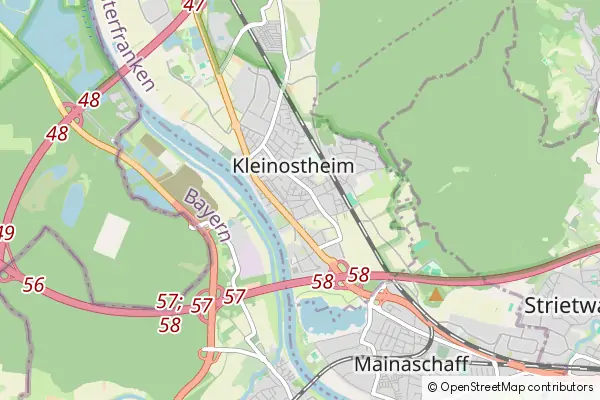 Mapa Kleinostheim