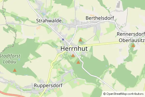 Mapa Herrnhut