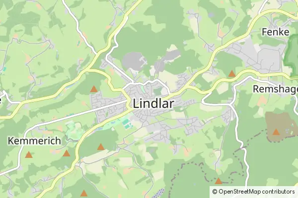 Mapa Lindlar