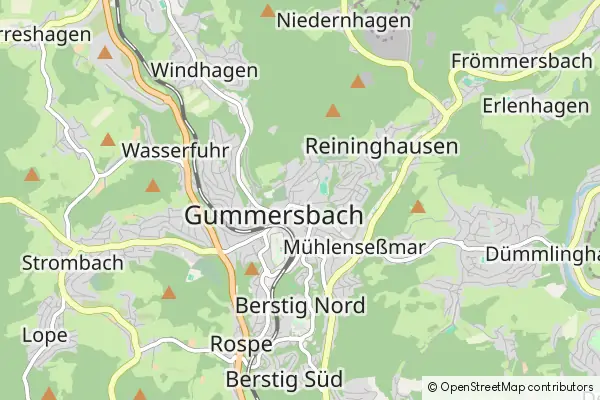 Mapa Gummersbach