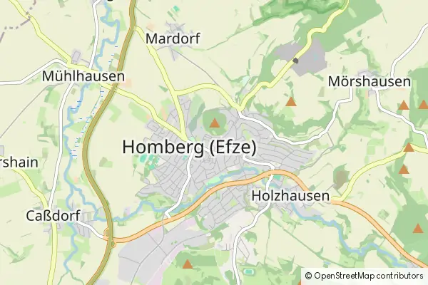 Mapa Homberg