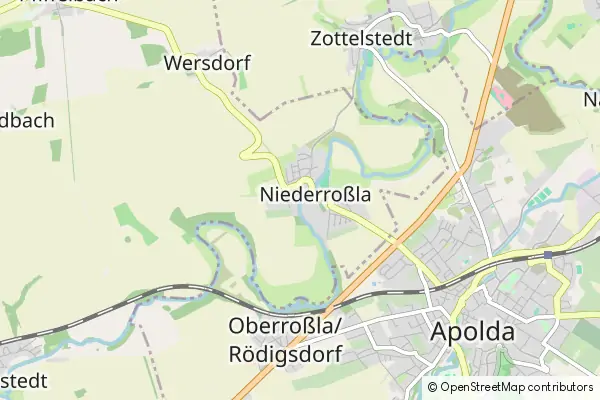 Mapa Niederroßla