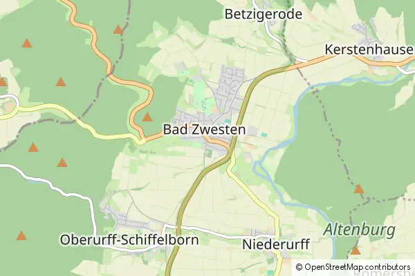 Mapa Bad Zwesten