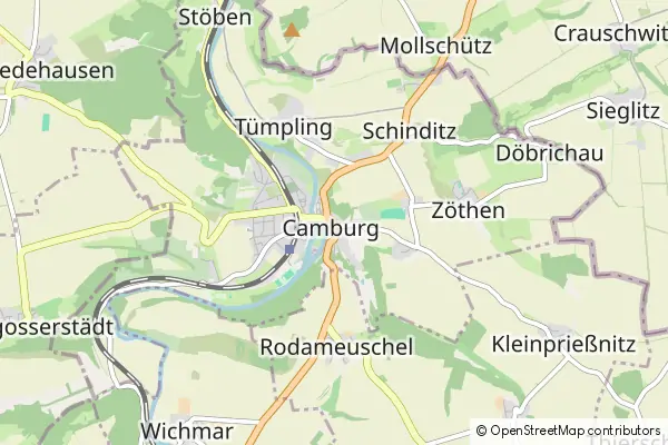 Mapa Dornburg