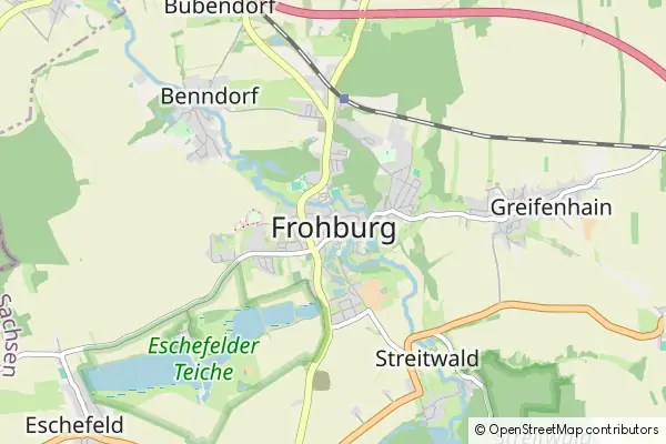 Mapa Frohburg