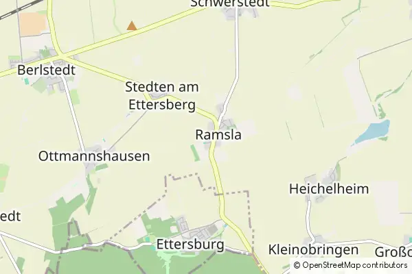 Mapa Ettersburg