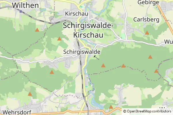 Mapa Schirgiswalde