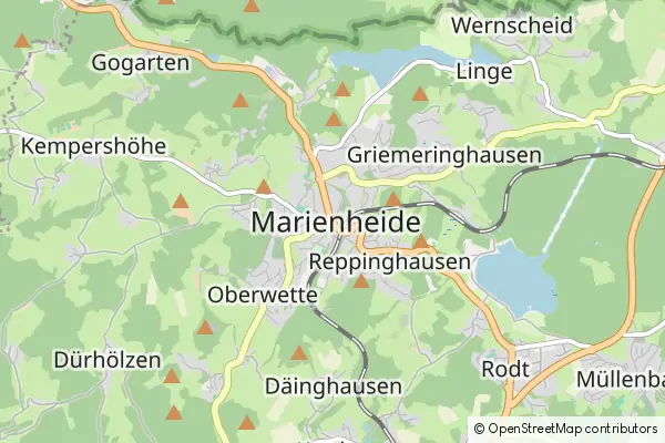 Mapa Marienheide