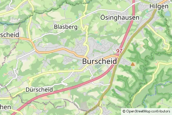 Mapa Burscheid