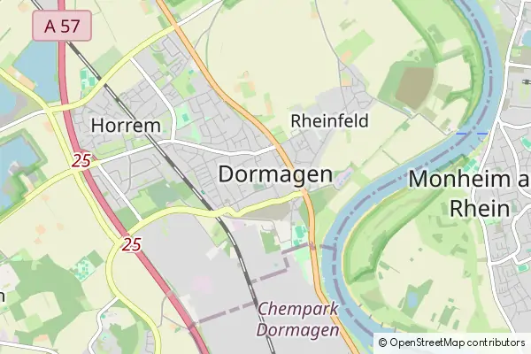 Mapa Dormagen