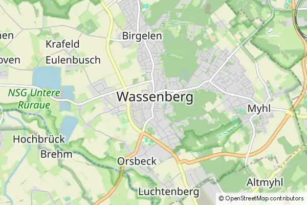 Mapa Wassenberg