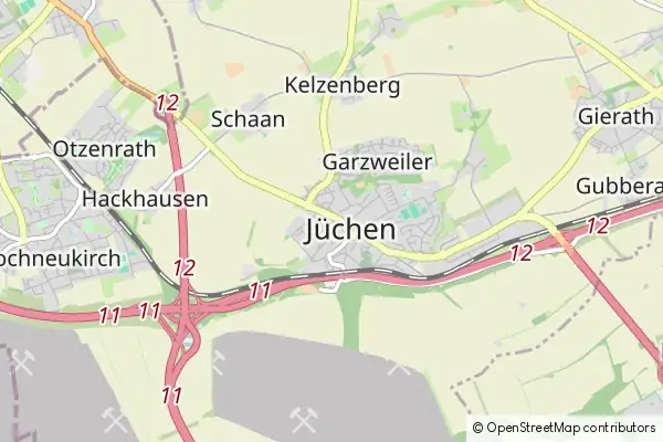 Mapa Jüchen