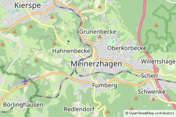 Mapa Meinerzhagen