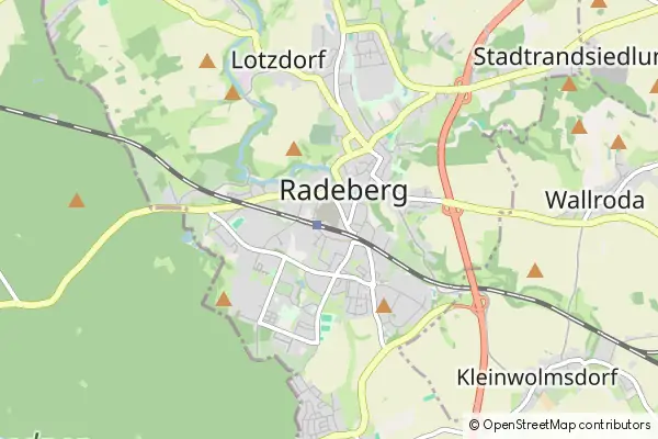 Mapa Radeberg