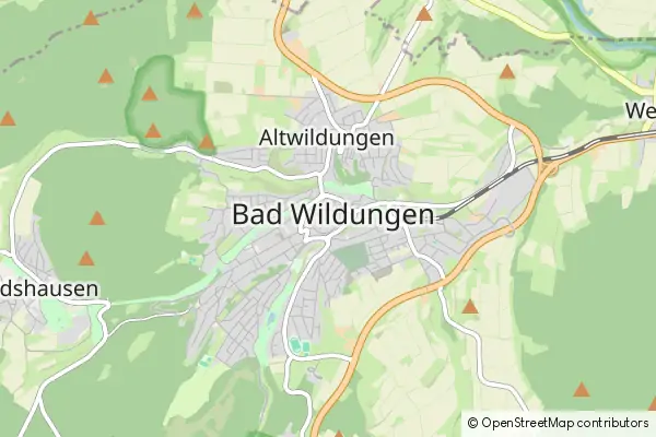 Mapa Bad Wildungen