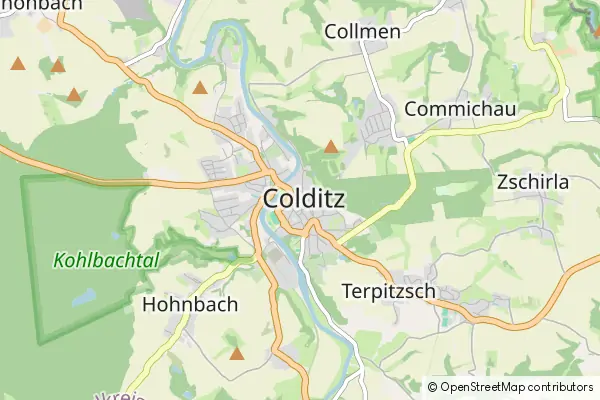 Mapa Colditz