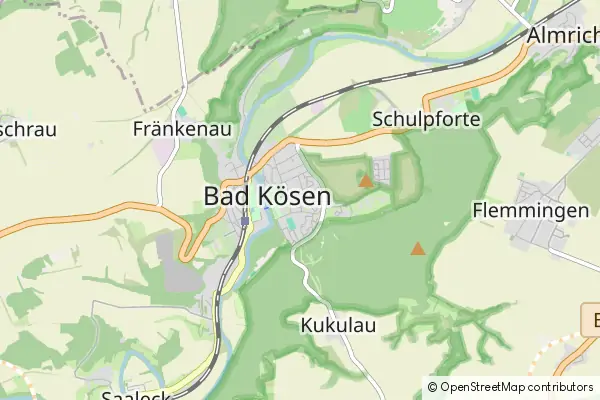 Mapa Bad Kosen