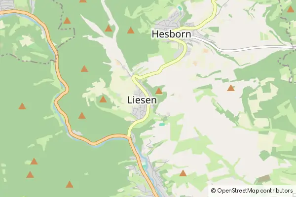 Mapa Liesen