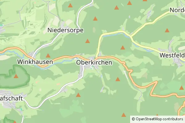 Mapa Oberkirchen