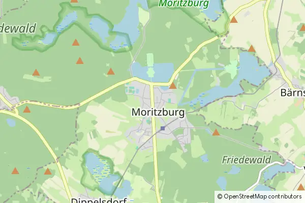 Mapa Moritzburg