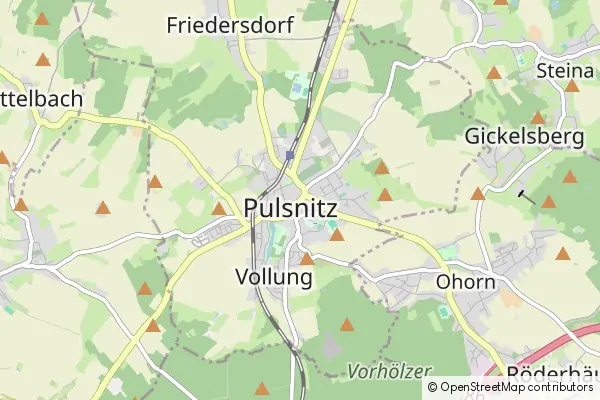 Mapa Pulsnitz