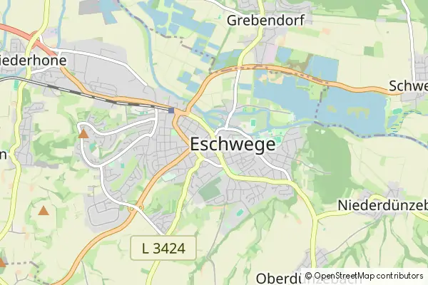 Mapa Eschwege