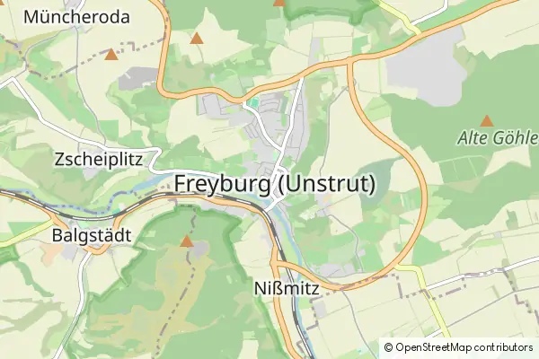 Mapa Freyburg