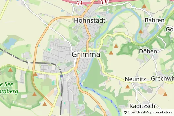 Mapa Grimma