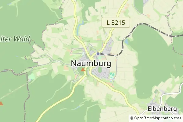 Mapa Naumburg