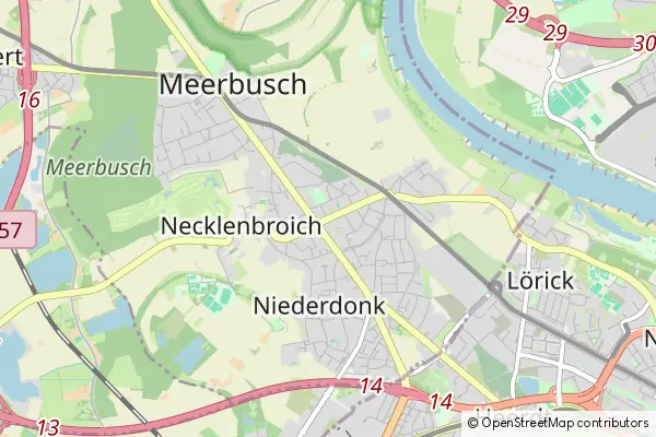 Mapa Meerbusch