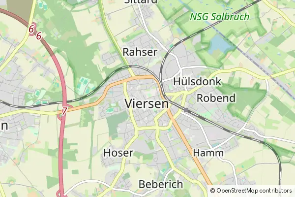 Mapa Viersen