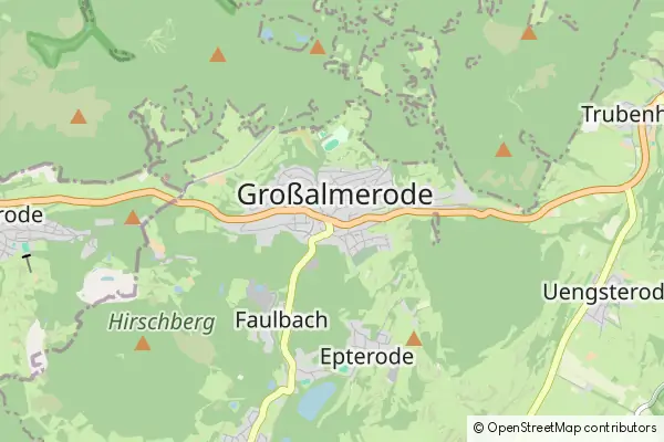 Mapa Großalmerode