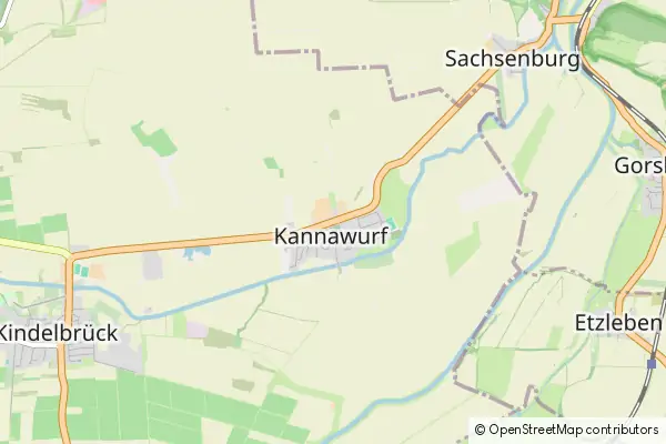 Mapa Kannawurf