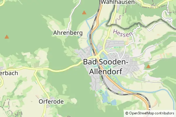 Mapa Bad Sooden-Allendorf