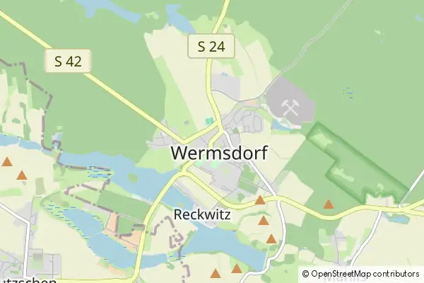 Mapa Wermsdorf