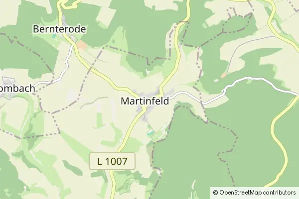 Mapa Martinfeld