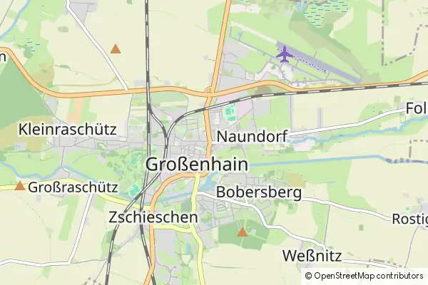 Mapa Großenhain