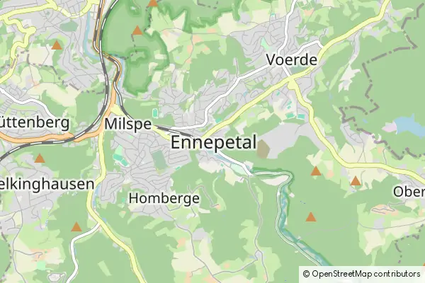 Mapa Ennepetal