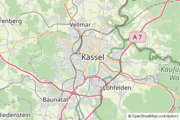 Mapa Kassel