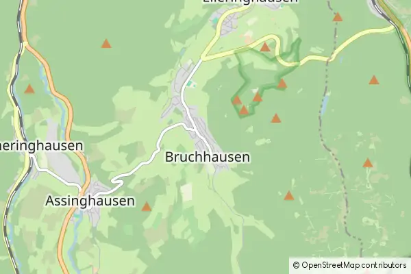 Mapa Bruchhausen