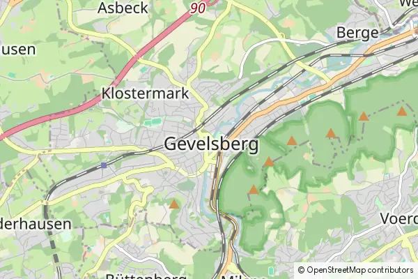 Mapa Gevelsberg