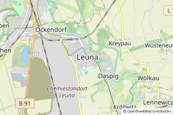 Mapa Leuna