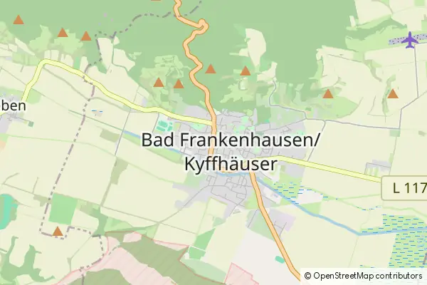 Mapa Bad Frankenhausen/Kyffhäuser