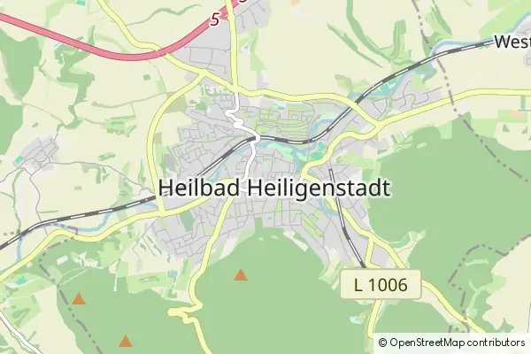 Mapa Heilbad Heiligenstadt